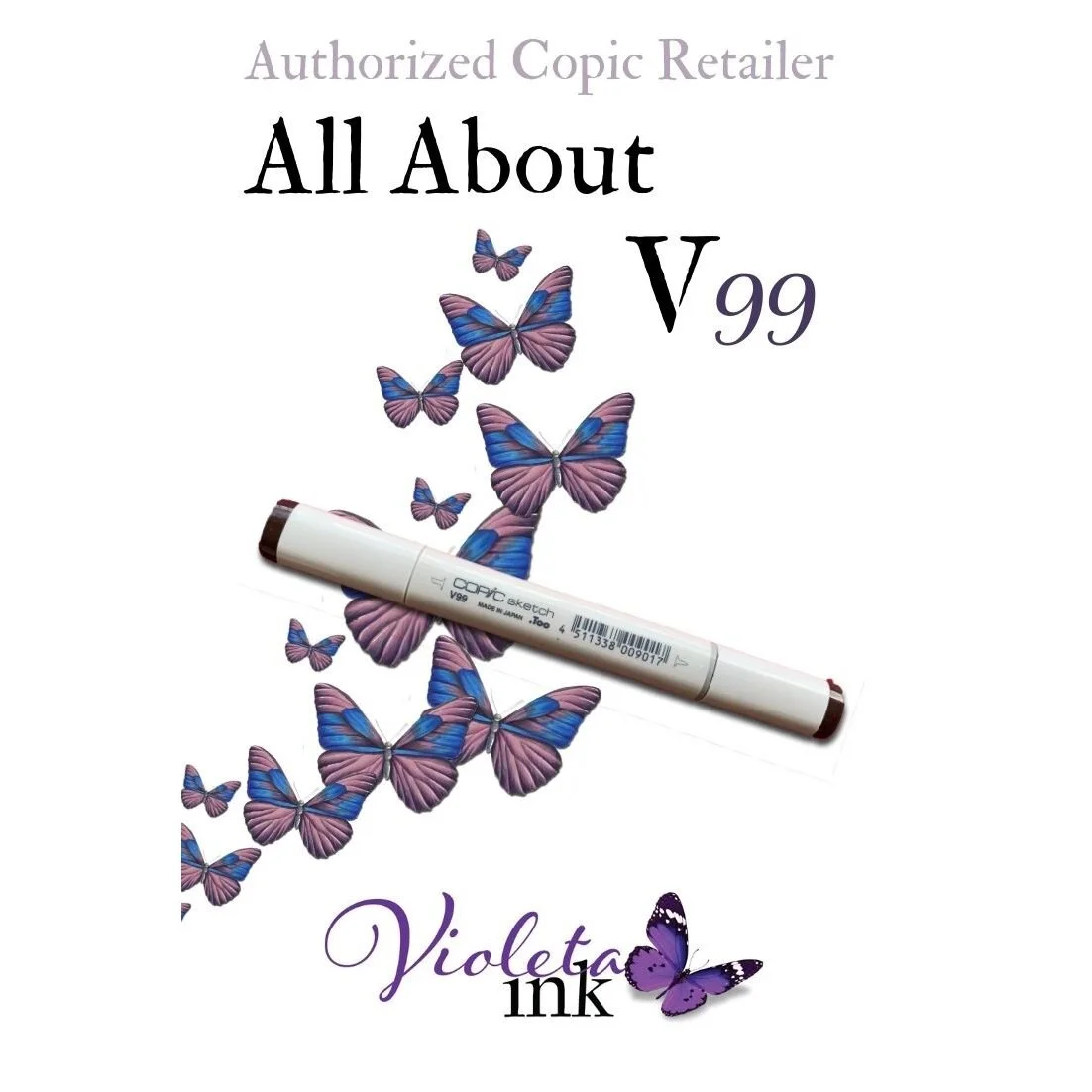 V99 - Copic Sketch Marker Aubergine — Violeta Ink